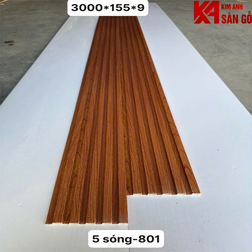 Tấm Ốp Tường Lam 5 Sóng Thấp GR-801